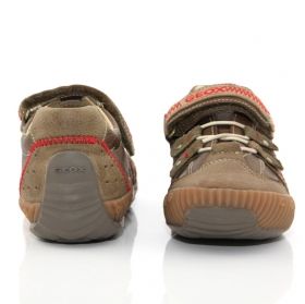 Детски кожени обувки за момче GEOX, Кафяви