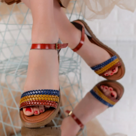 Дамски сандали от естествена кожа SHEYLA