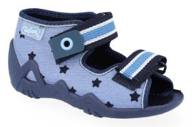 BEFADO SNAKE Бебешки текстилни сандали, Сини