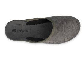 INBLU Италиански дамски чехли с платформа и ефектни ленти, Сиви