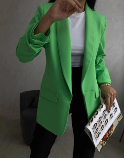 Елегантно дамско сако в зелено