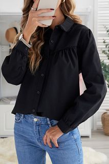 Дамска риза в черно