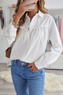 Дамска риза в бяло