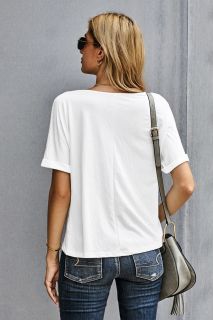 Дамска тениска в бяло