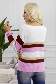 Дамски ефектен пуловер