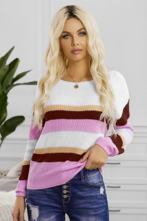 Дамски ефектен пуловер