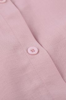Дамска риза с къс ръкав в розово