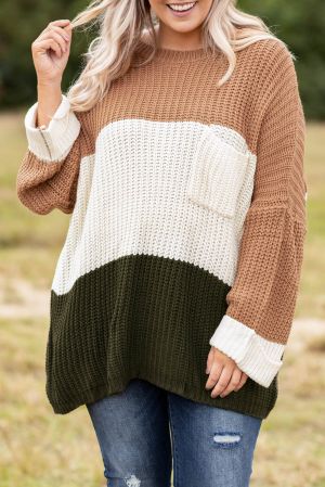 Дамски макси пуловер в три цвята