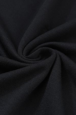 Дамска блуза в черно с дълъг ръкав