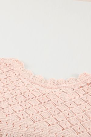 Дамски пуловер в розово