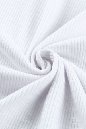 Дамска блуза в бяло с дълги ръкави от дантела