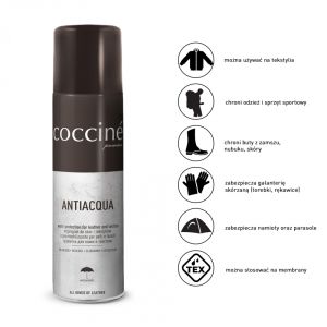 Coccine Antiacqua Premium 250 ml Универсален импрегниращ спрей, Безцветен