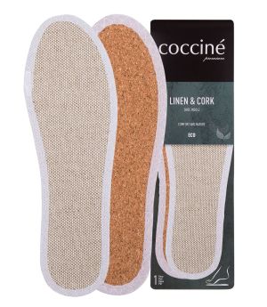  Coccinè Linen & Cork Натурални двуслойни стелки от лен и корк