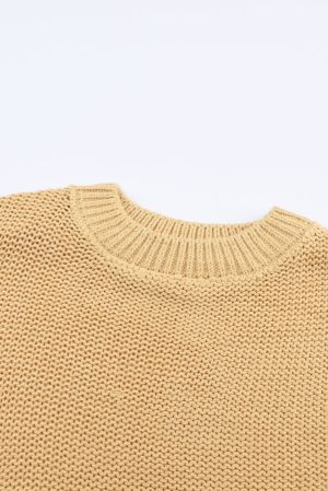 Дамски пуловер в бежов цвят