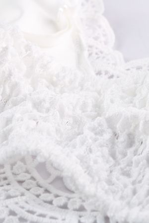 White Sunrise to Sunset Lace Bra
