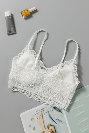 White Sunrise to Sunset Lace Bra