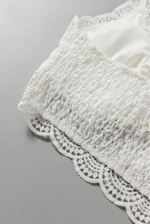 White Sunrise to Sunset Lace Bra