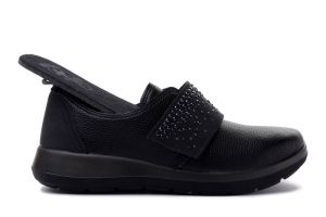 DR ORTO CASUAL  Дамски обувки с лепки, черни