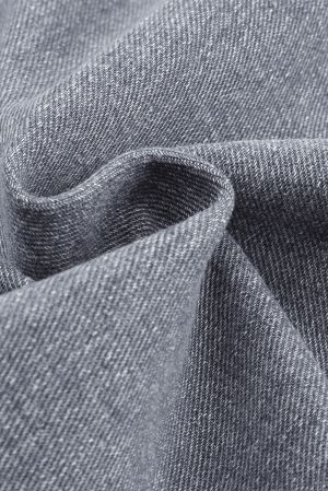 Дамско дънково яке в сив цвят