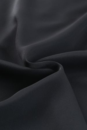 Black Geometric Floret Embroidered Short Sleeve Blouse