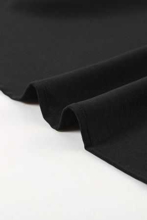 Дамска блуза тип кимоно в черен цвят