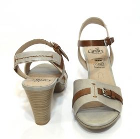 Дамски сандали на устойчив ток CAPRICE, бежови