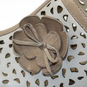 Дамски чехли с ток Caprice, естествена кожа